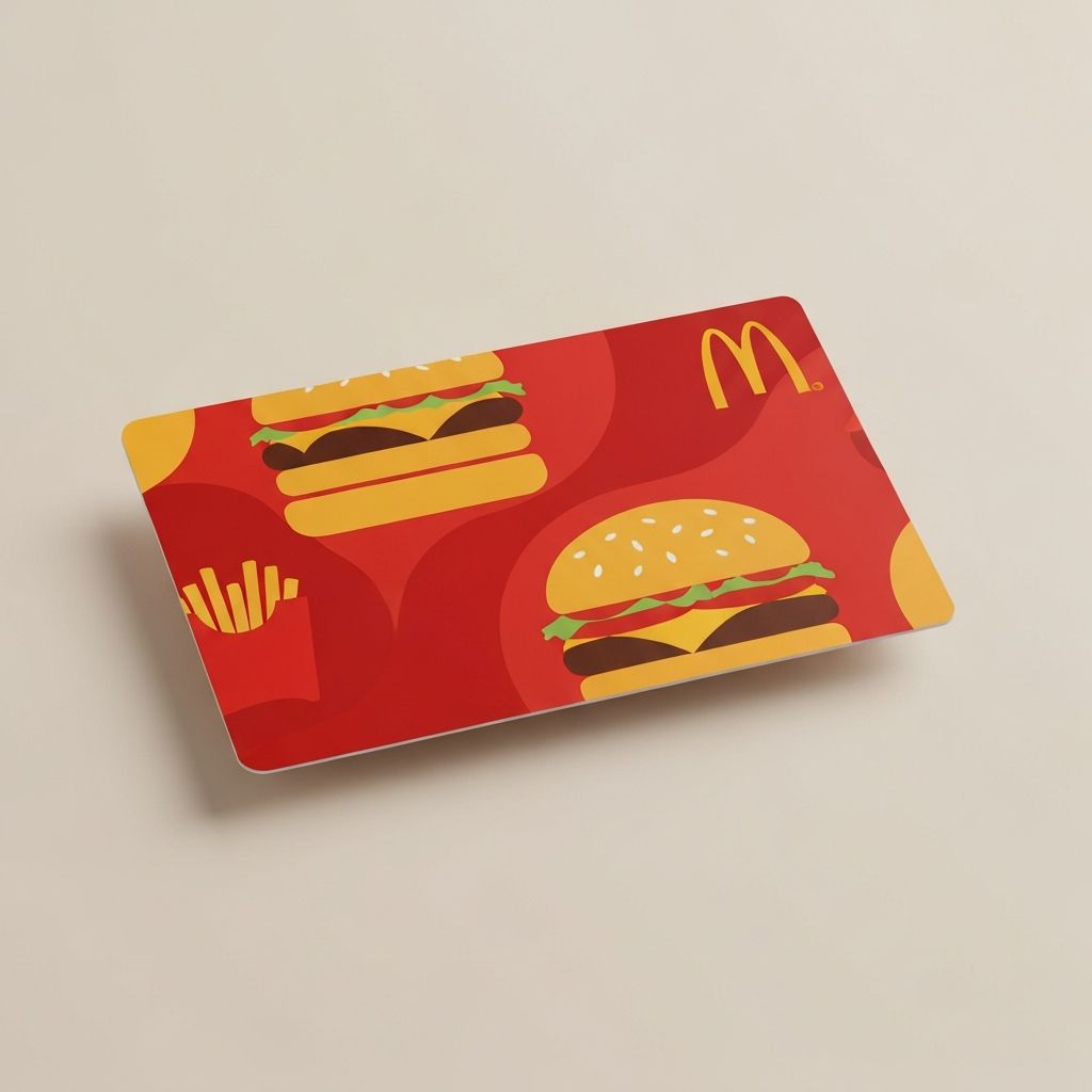 כרטיס מתנה מקדונלד'ס